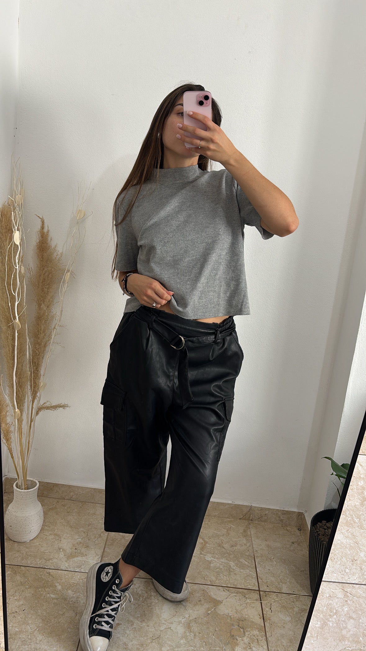 Pantalon Engomado ancho talle 42