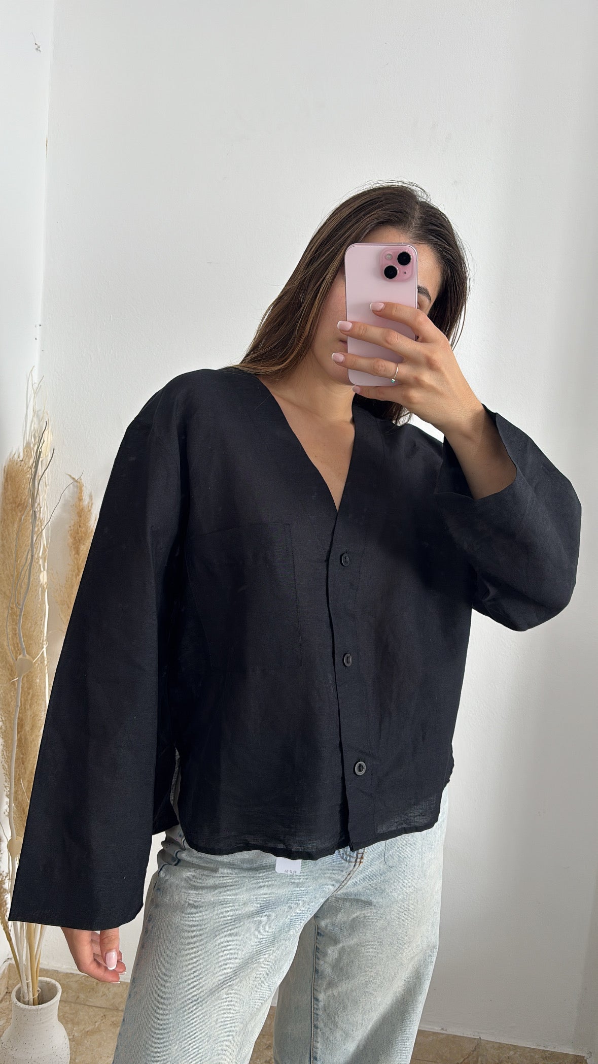 Camisa negra BAS talle L