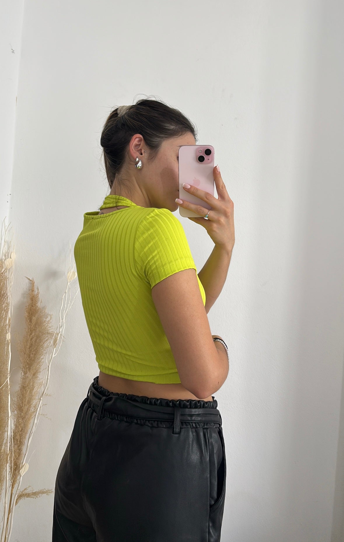 Remera fluor ZARA talle S