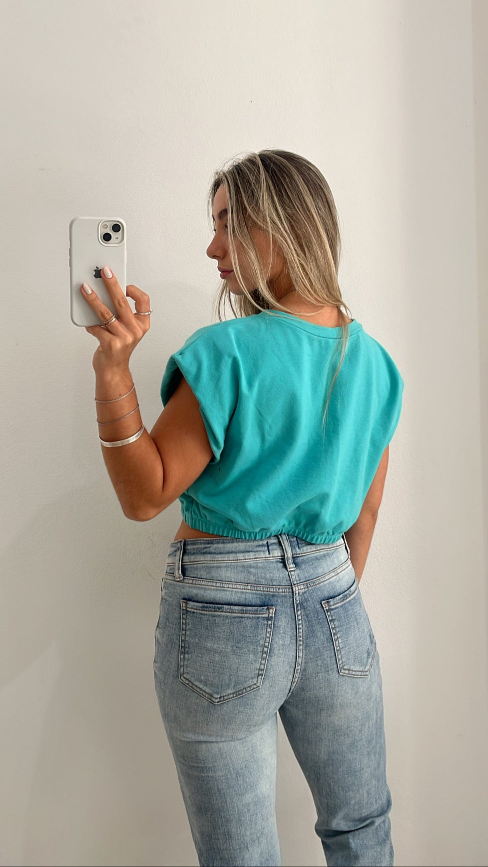 Jeans con roturas talle 38